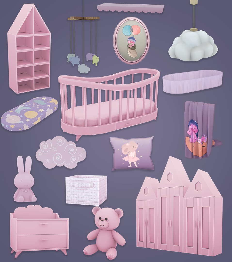 Галерея мода Набор для детской Luna Nursery Set #1